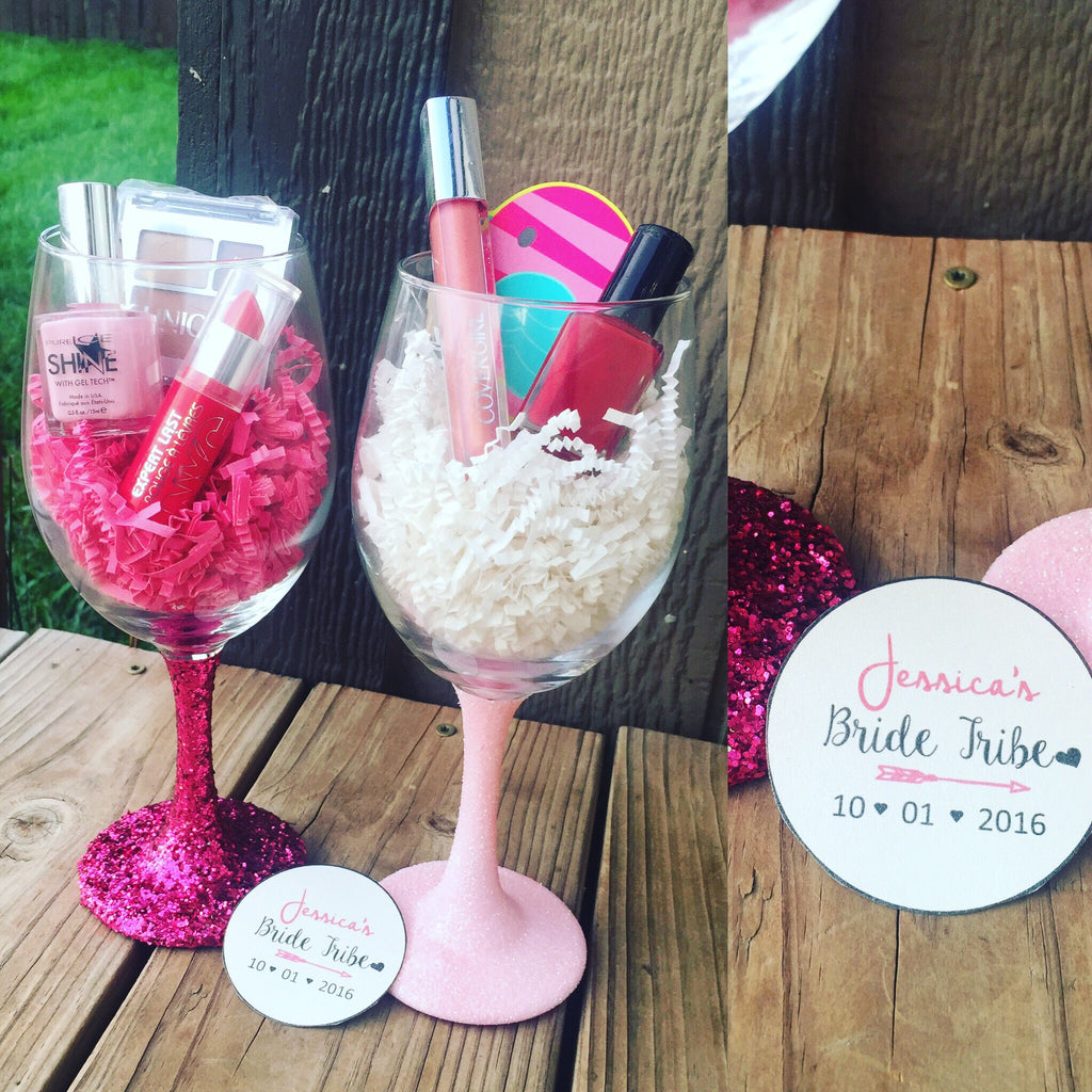 Bachelorette Party Wine Glasses Knot And Nest Designs