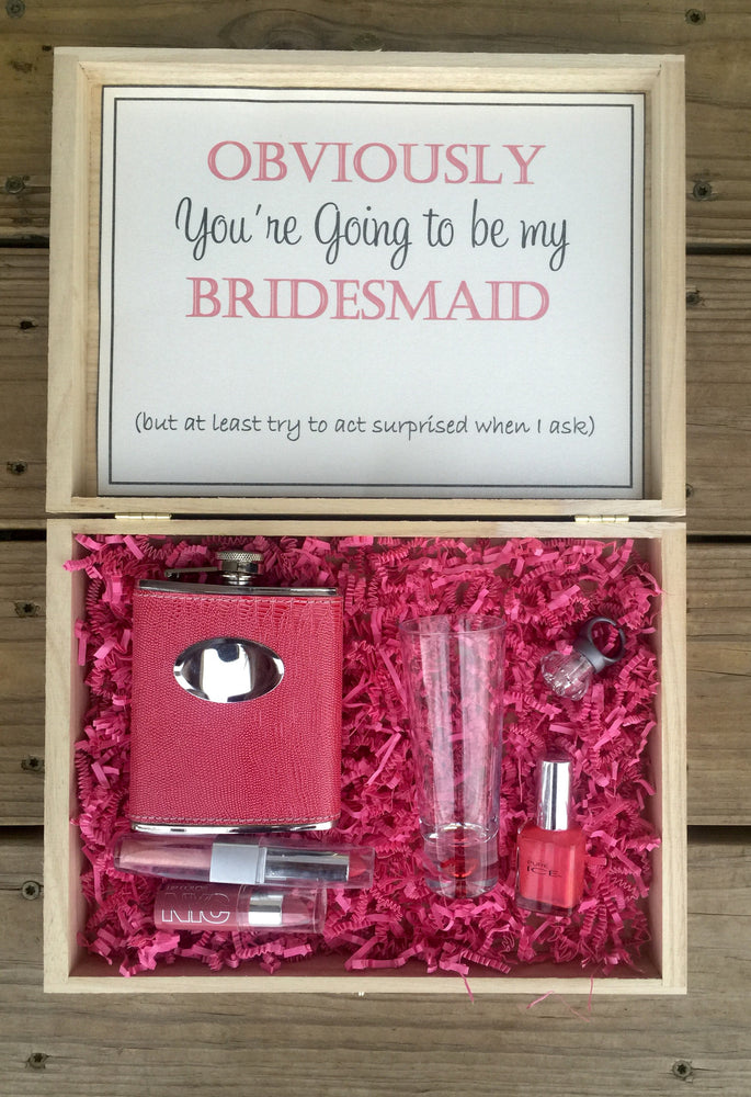 Engraved Bridesmaid box – K and N Designs