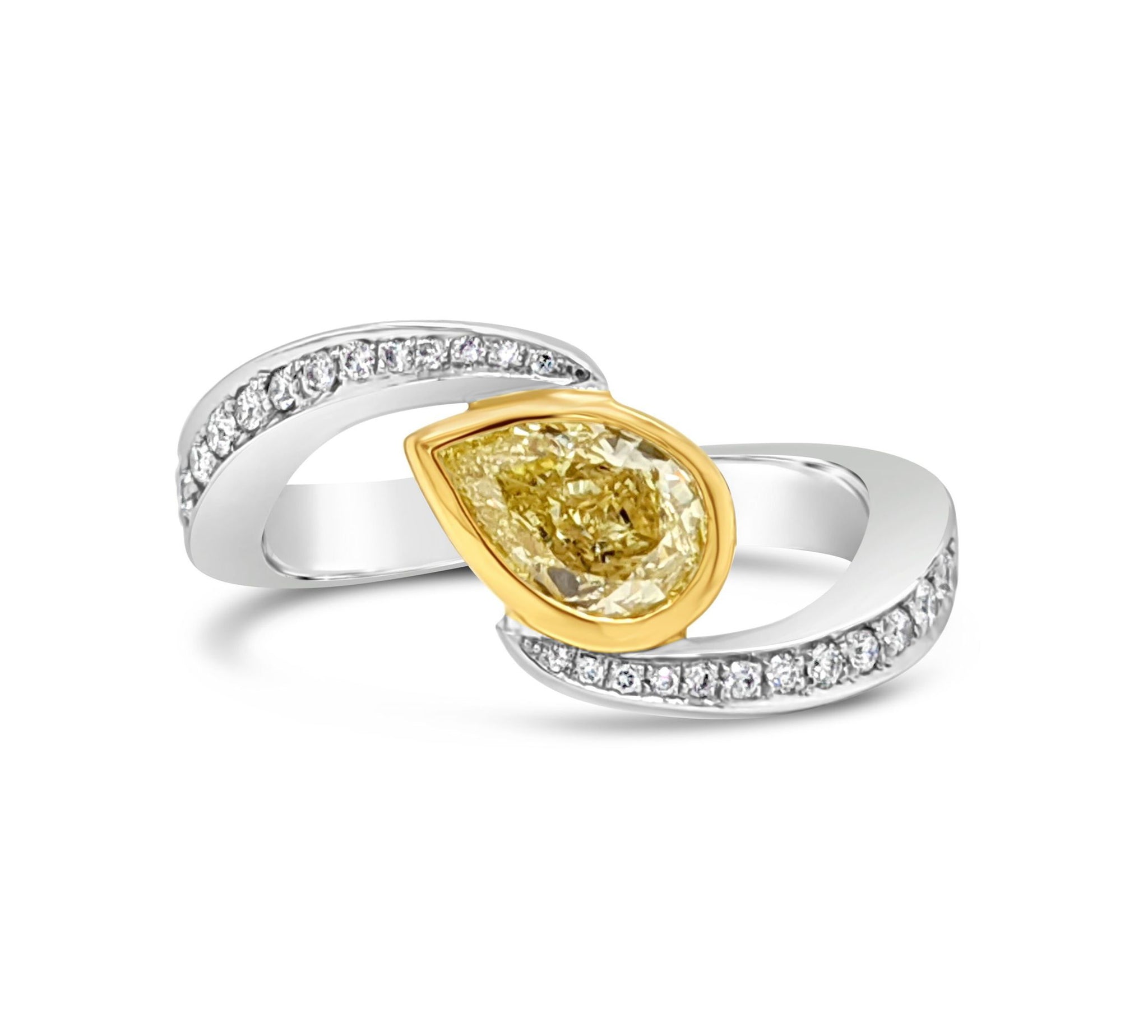 gold ring with a diamond