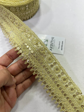 Buy Indian Embroidered saree Laces and Trims , Saree Border online – Akrithi