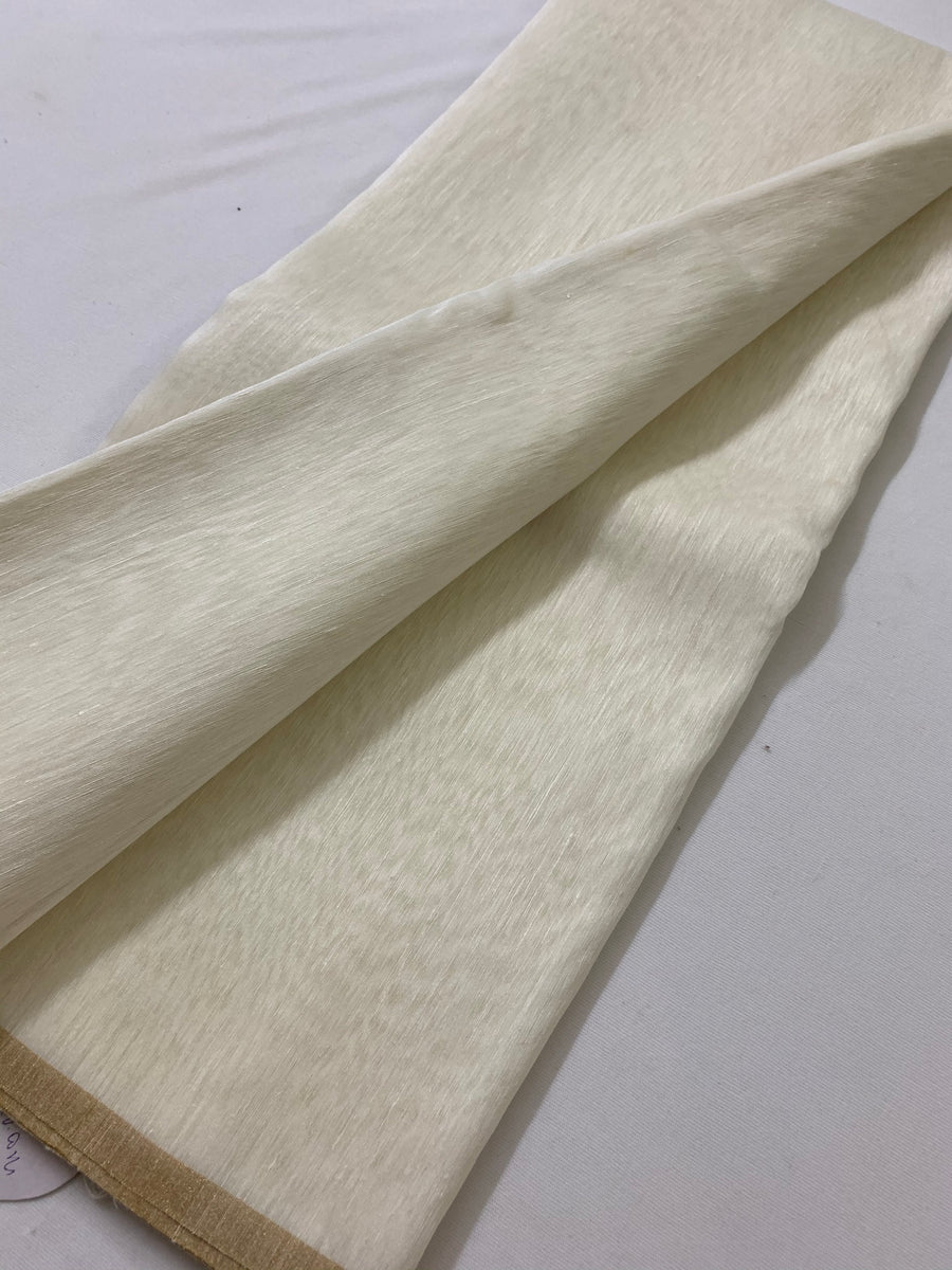 Pure linen silk fabric Akrithi