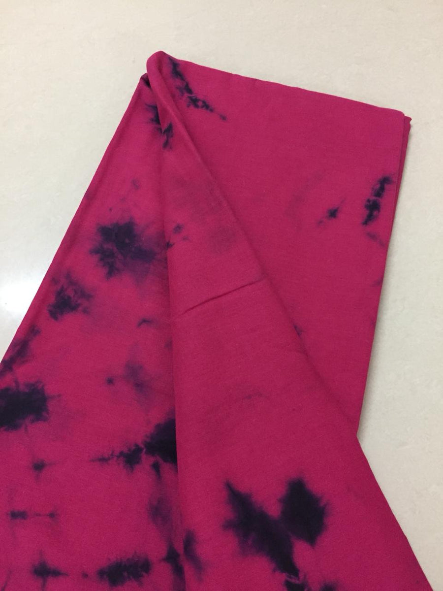Tie and dye cotton kurta fabric – Akrithi
