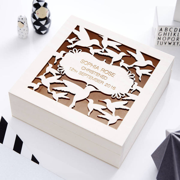 personalised baby keepsake box australia