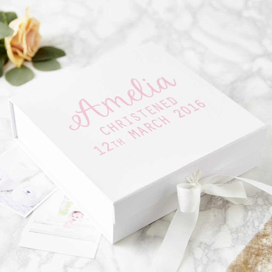 personalised christening box