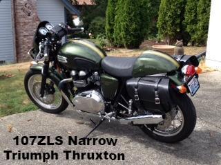 triumph thruxton saddlebags