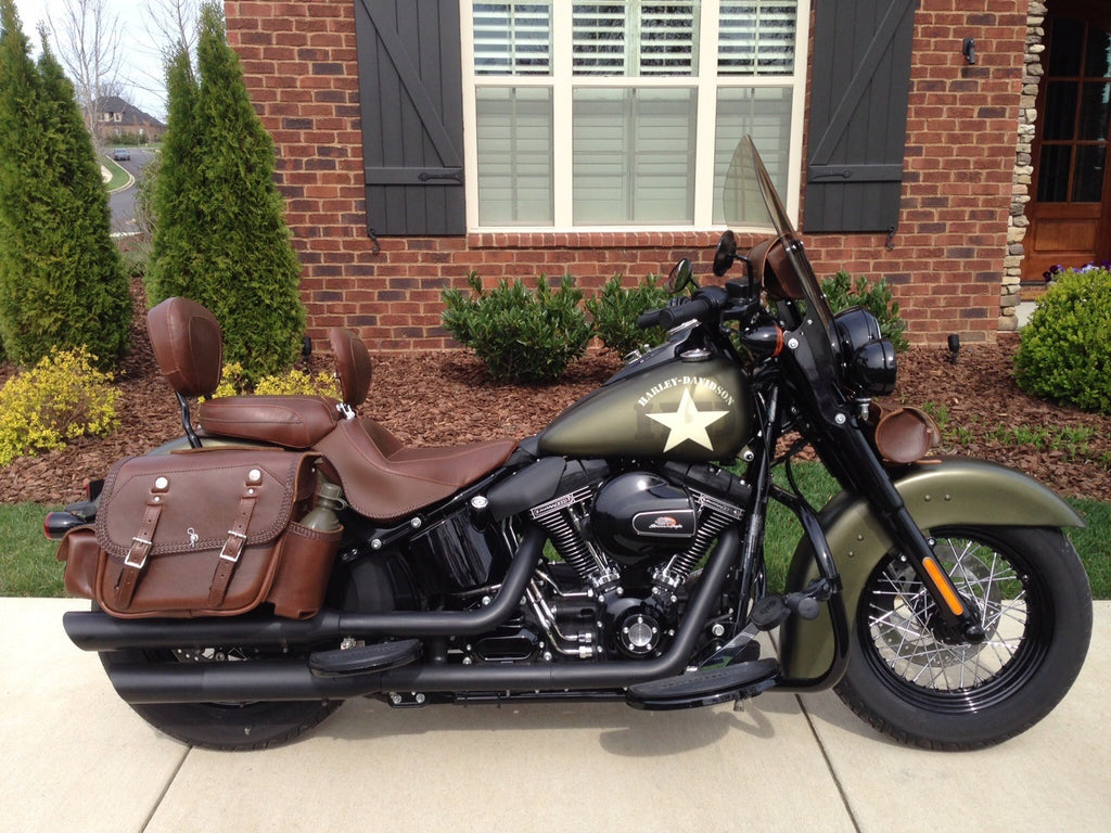 harley davidson softail bags