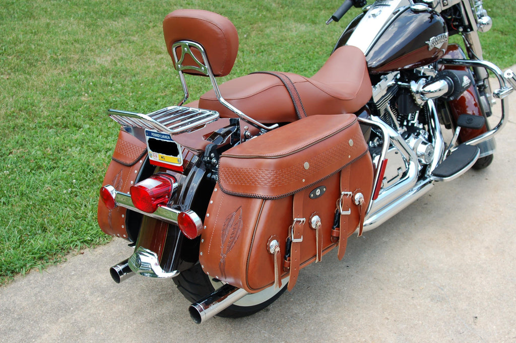 road king leather saddlebags for sale