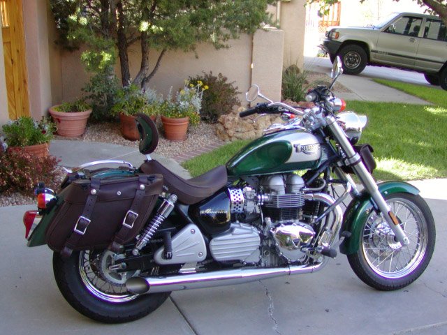 triumph america panniers