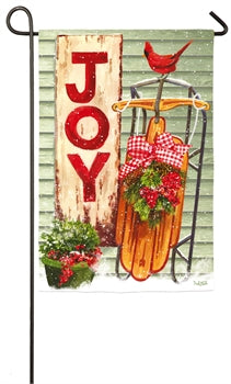 Winter porch garden flag - Morties Boutique