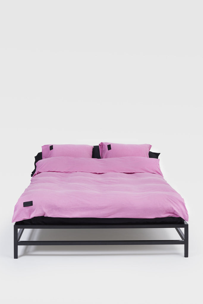 Nude Duvet Cover Double Jersey Washed Orchid Pink Magniberg