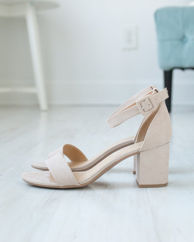 Chinese Laundry Jody Block Heel - Nude 