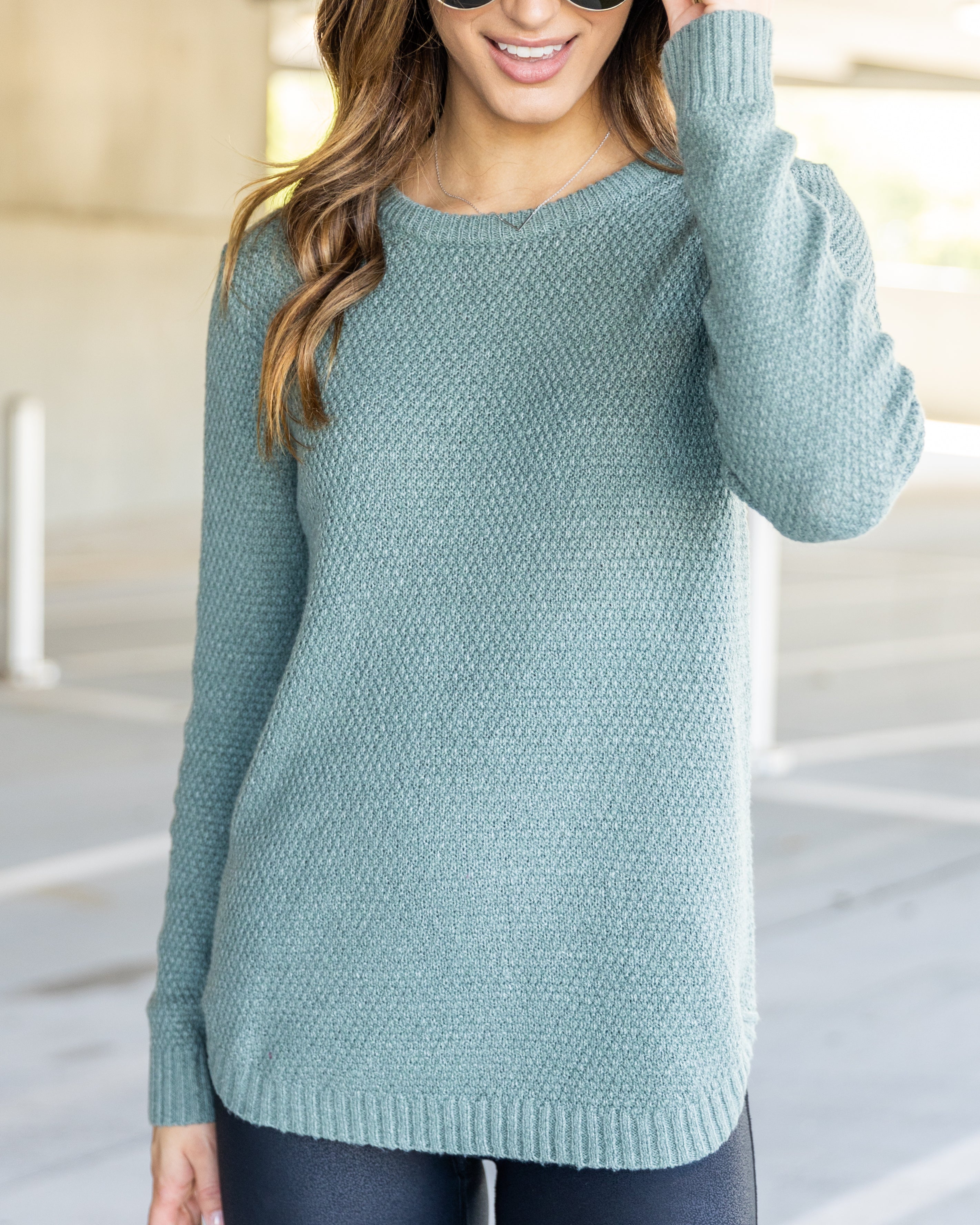 Alesha Knit Sweater - Sage