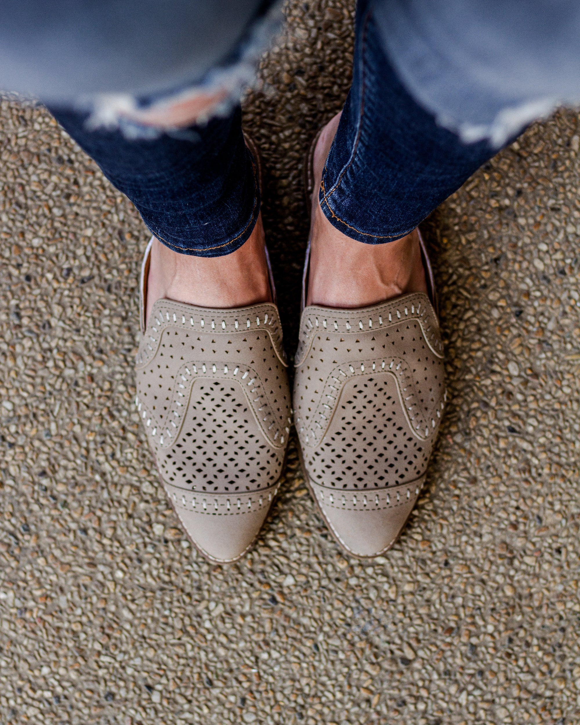 taupe mules shoes