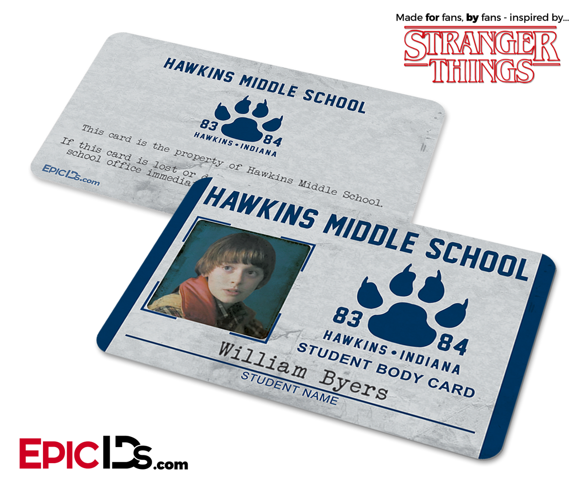 Hawkins Middle School 'Stranger Things' Student ID Card - Michael Whee -  Epic IDs