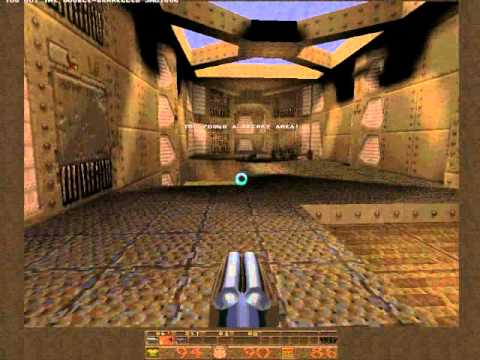 Quake 64 playing on an Nintendo 64 console