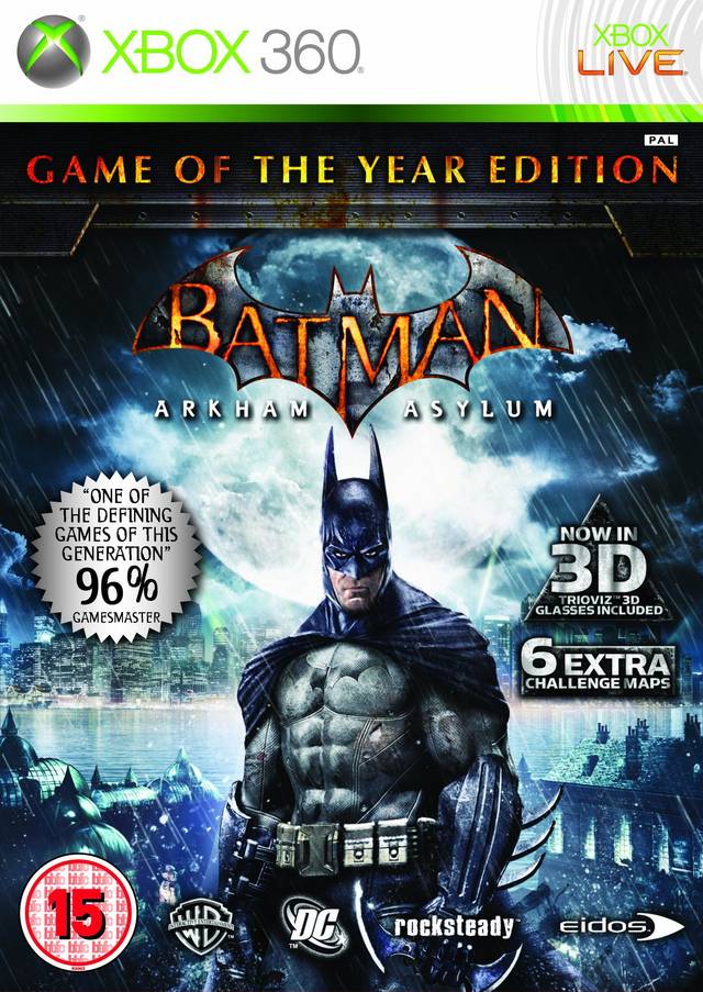 Game | Microsoft Xbox 360 | Batman: Arkham Asylum [Game Of The Year Ed