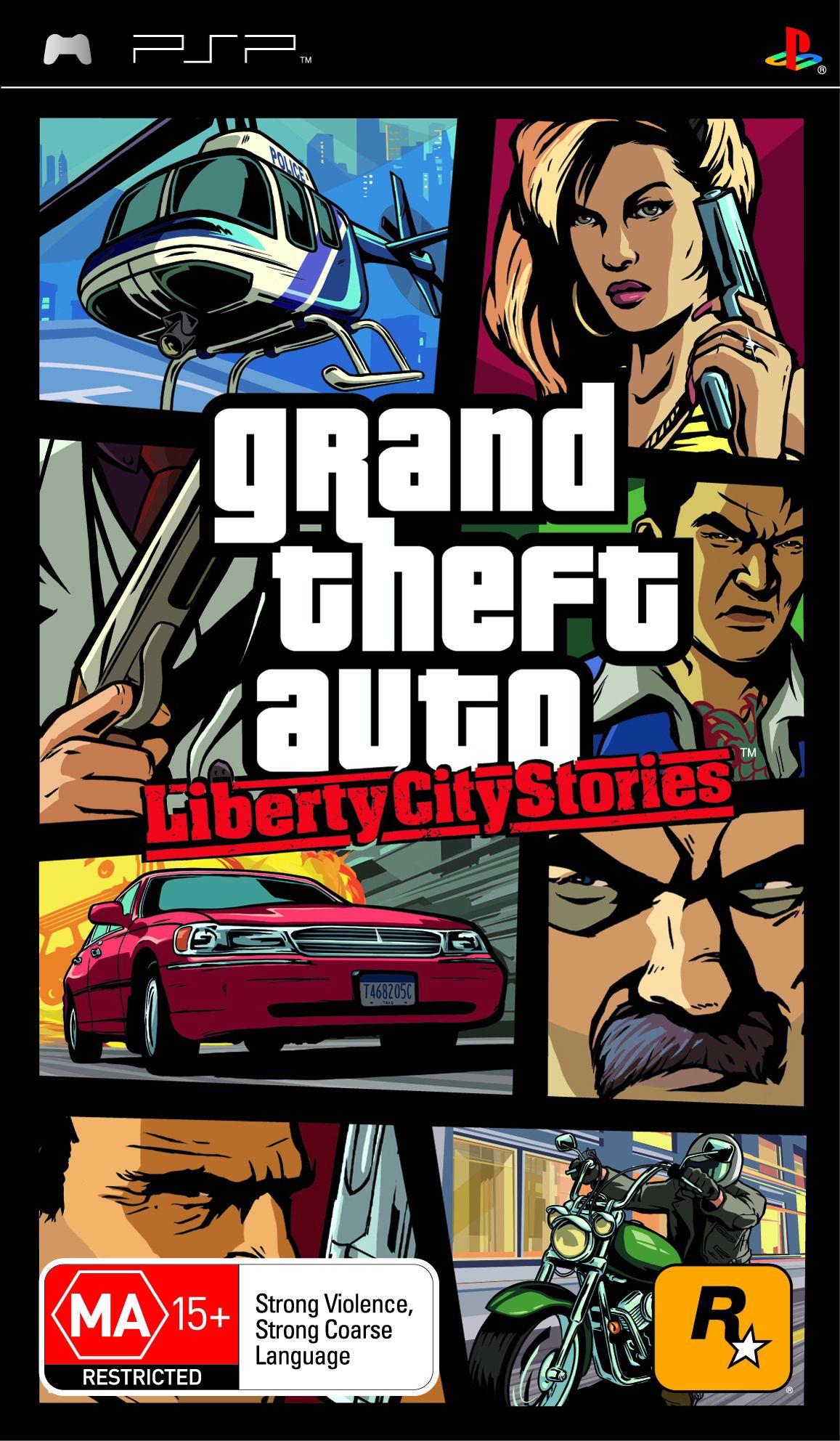 GTA Grand Theft Auto Liberty City Stories PSP Promo Ad Art Print Poster PS2