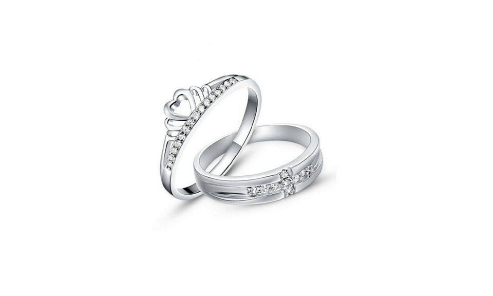 Be Your King Or Queen Silver Couple Rings Firevogue