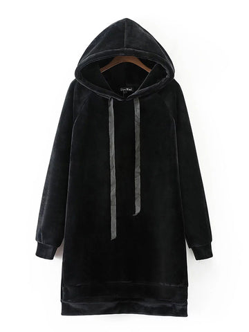 Hooded Side Zipper Sweatshirt – FIREVOGUE