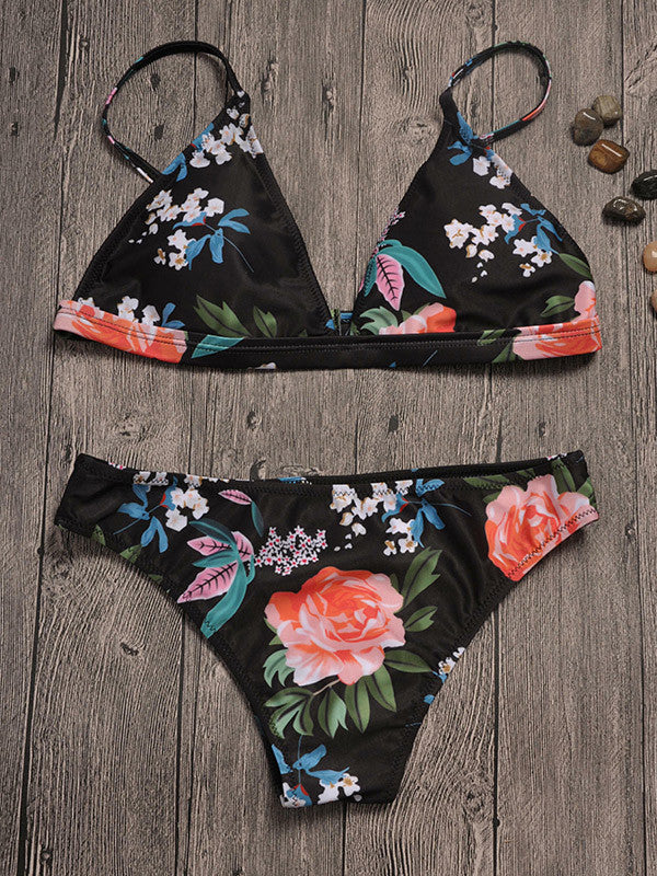 I've Got the Flower Halter Bikini Sets – FIREVOGUE