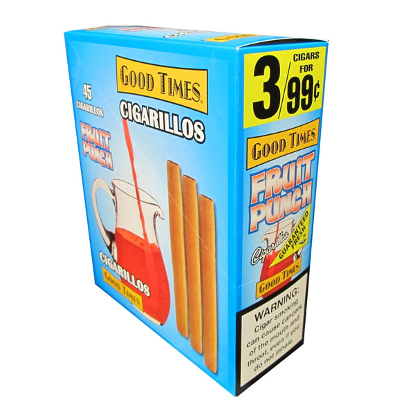 Good Times Cigarillos Fruit Punch Cigarillo Flavor BNB Tobacco