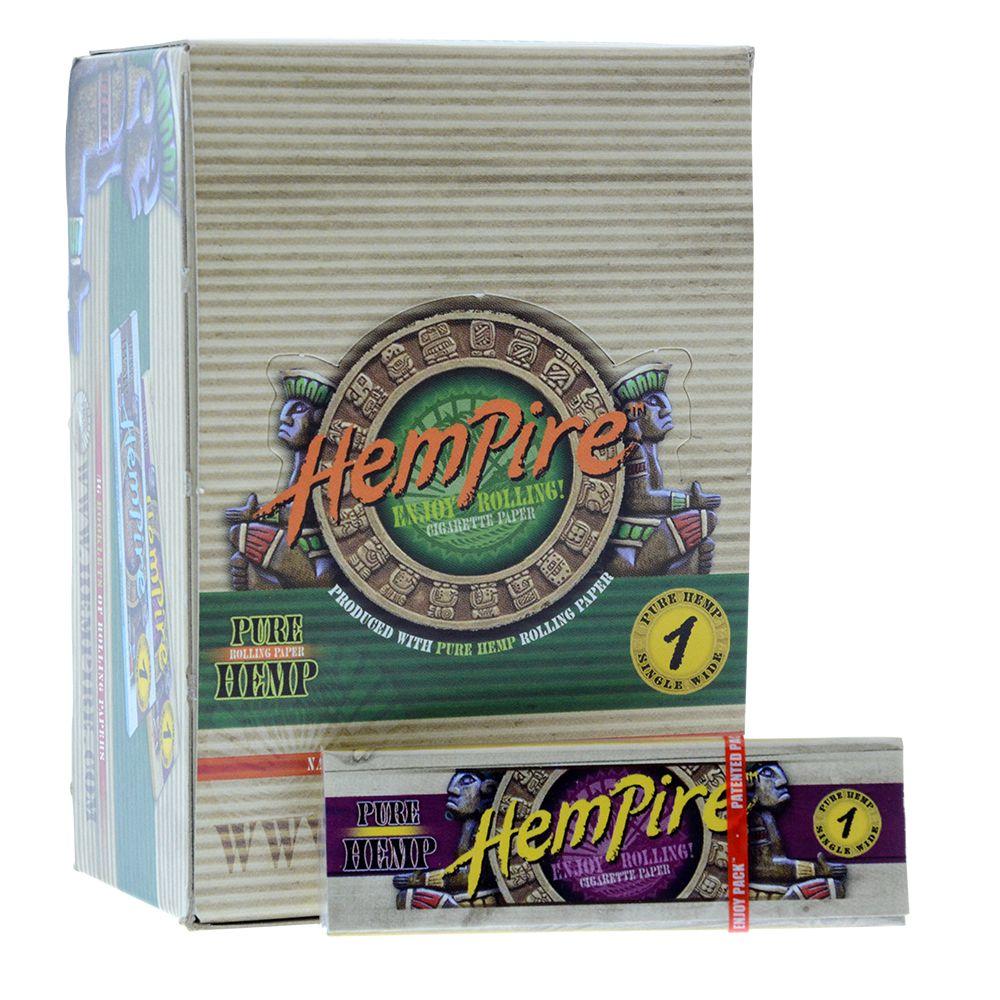 RAW Organic Hemp Rolling Papers Single Wide (100 Papers) - Jade and Pearl