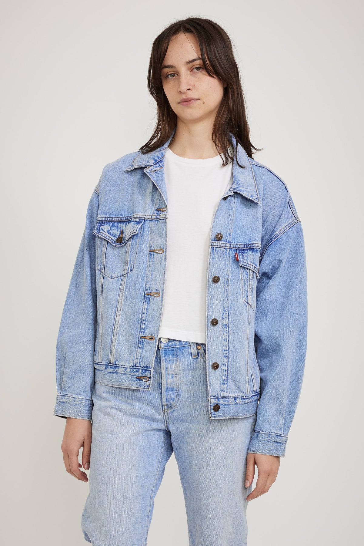 Levis 90's Trucker Jacket Indigo Worn In | Maplestore