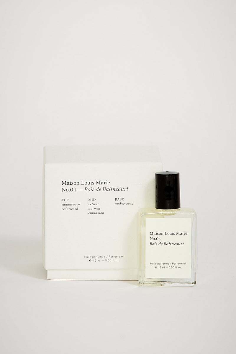 MAISON LOUIS MARIE No.4 Bois De Balincourt Perfume Oil . 15Ml– Maplestore
