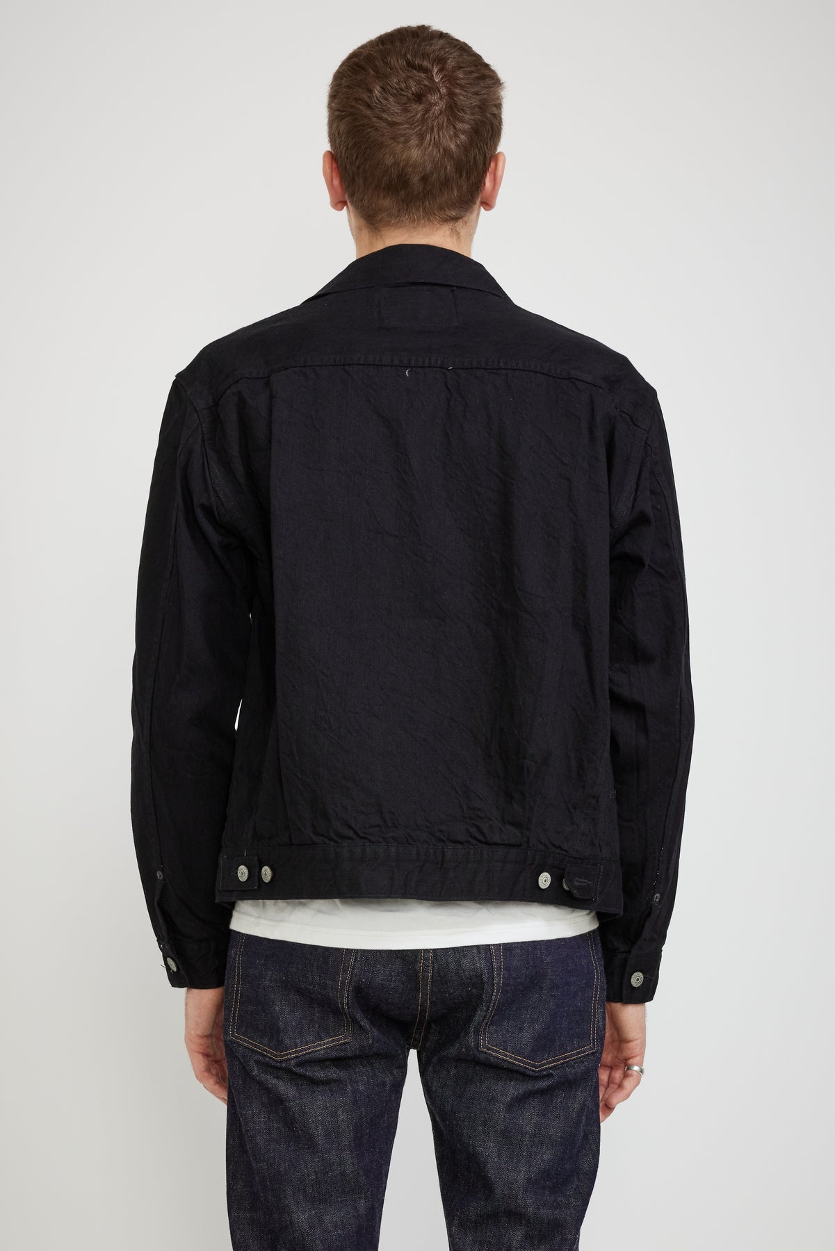 Sugar Cane 13oz Black Denim Jacket 1953 Model | Maplestore