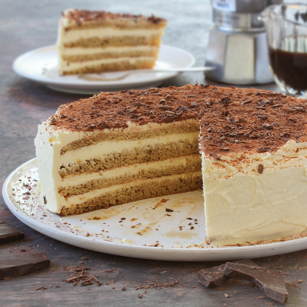 Grain Free Cultured Cream Tiramisu Cake Luvele Uk