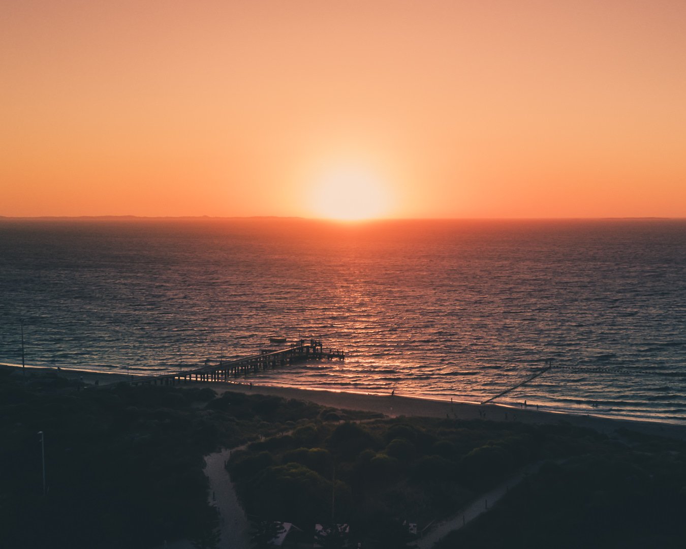 Sunset In Coogee Beach Western Australia Sky Perth Online Gallery