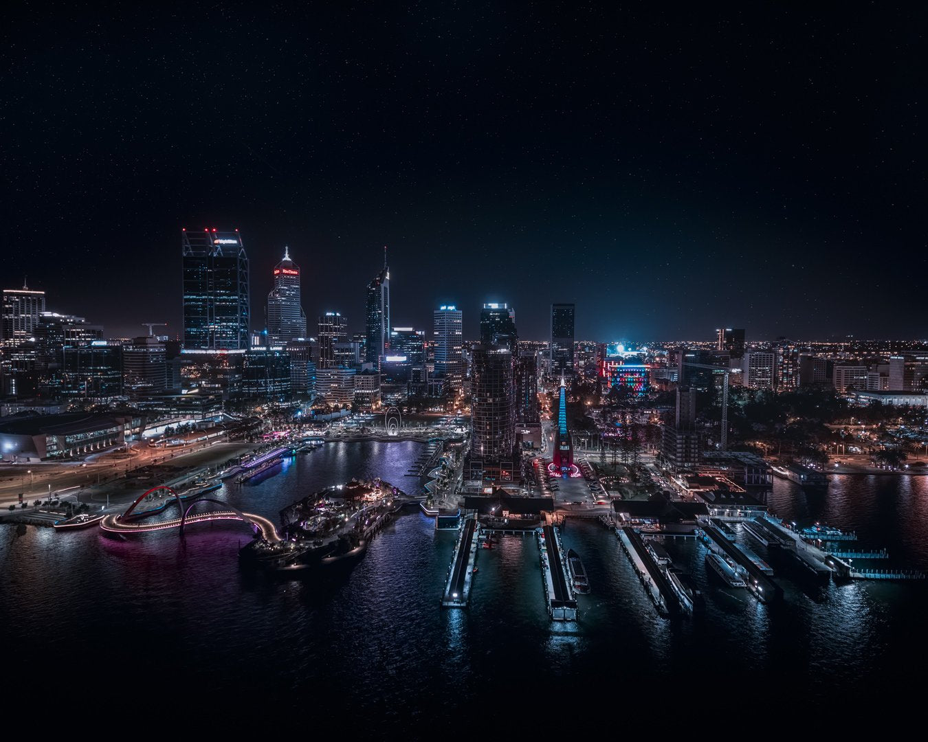 Beautiful Perth At Night Sky Perth Online Gallery