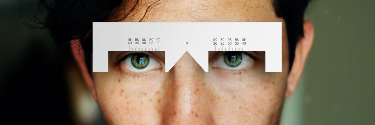 pupil distance on glasses