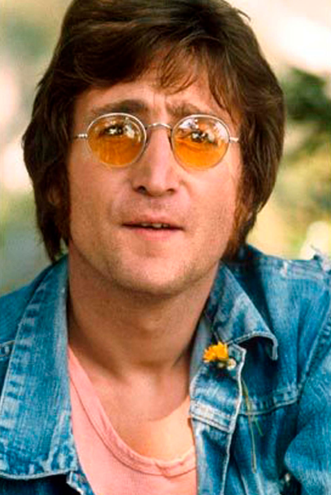 JOHN LENNON SUNGLASSES ROUND HIPPIE STYLE SILVER MIRROR LENS RETRO GOLD  FRAME | eBay