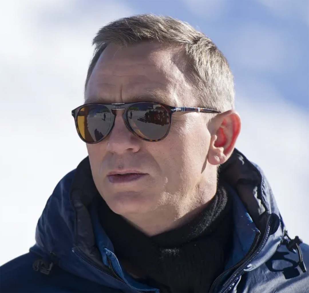 Daniel Craig wearing Persol 0714 folding sunglasses