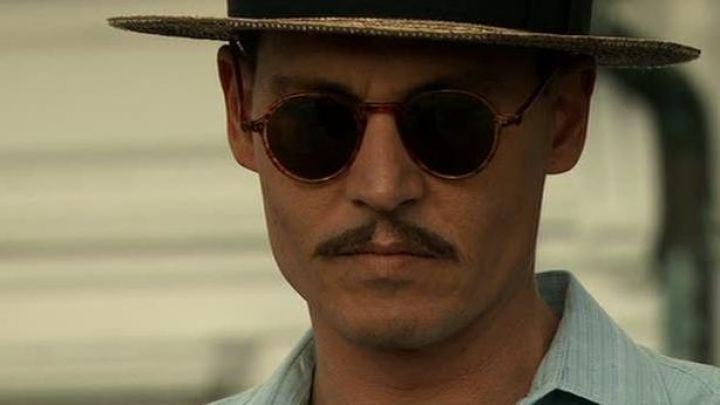 Johnny Depp in Public enemies film with sunglasses