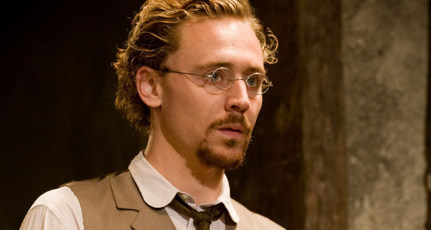 Tim Hiddleston Wearing Vintage wire rim glasses