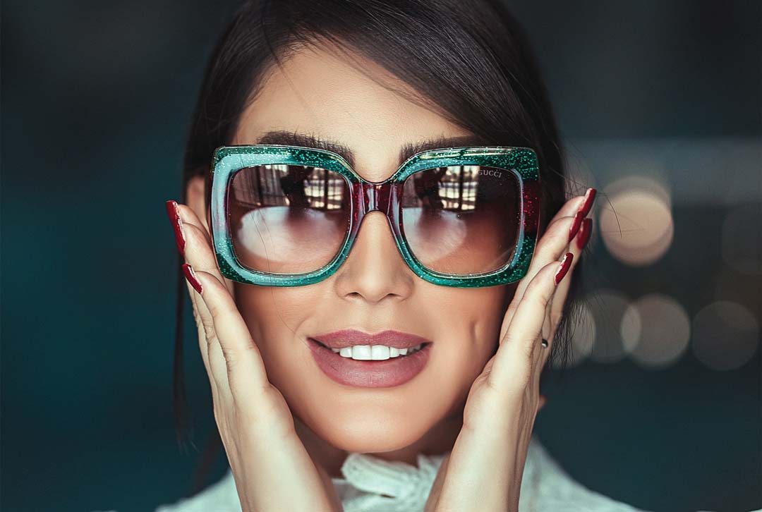 HBK Italy Oversized Gradient Sunglasses Women TOP QUALITY Brand Vintag –  Jollynova