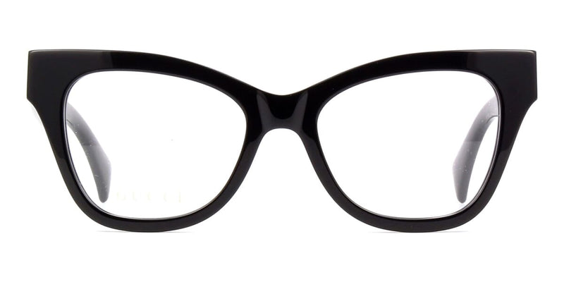 Chunky black cat eye glasses frame