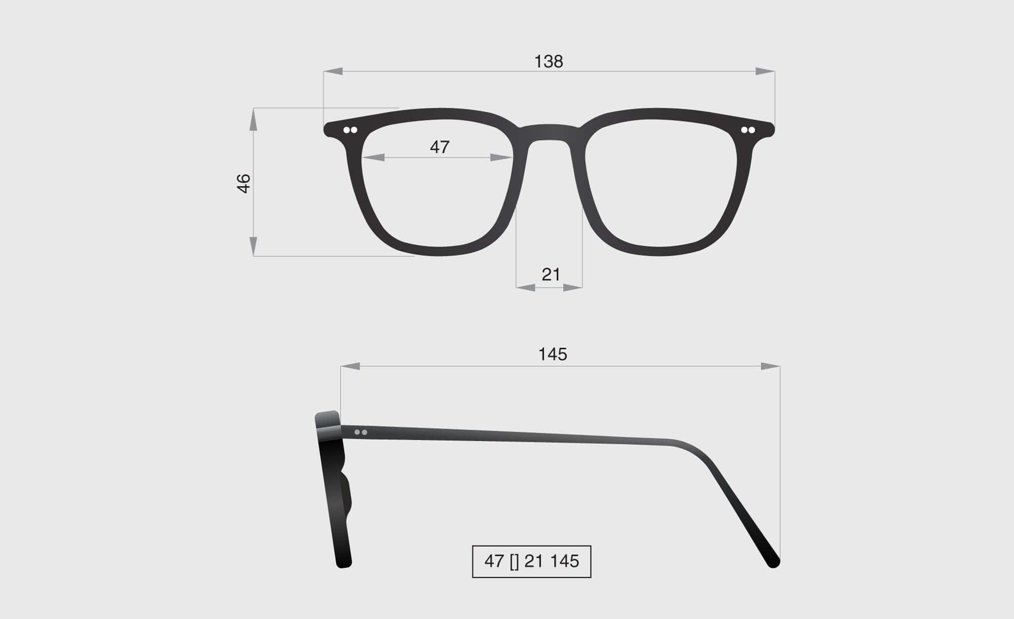 Rounded Square Grey Glasses Frame Banton Frameworks