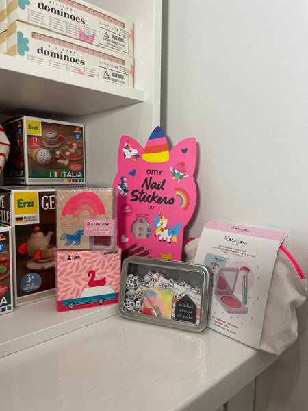 pink themed stocking stuffers from kodomo boston