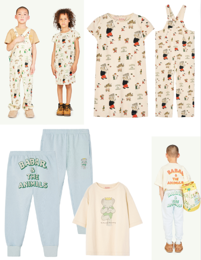 babar x the animals observatory collection available at kodomo boston