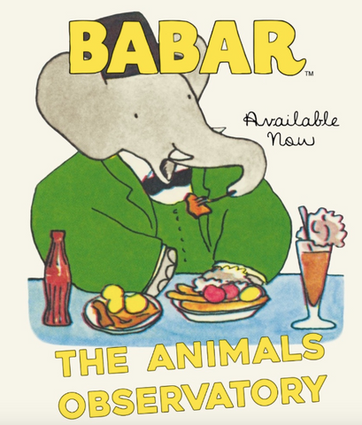babar x #theanimalsobservatory collection available at kodomo boston