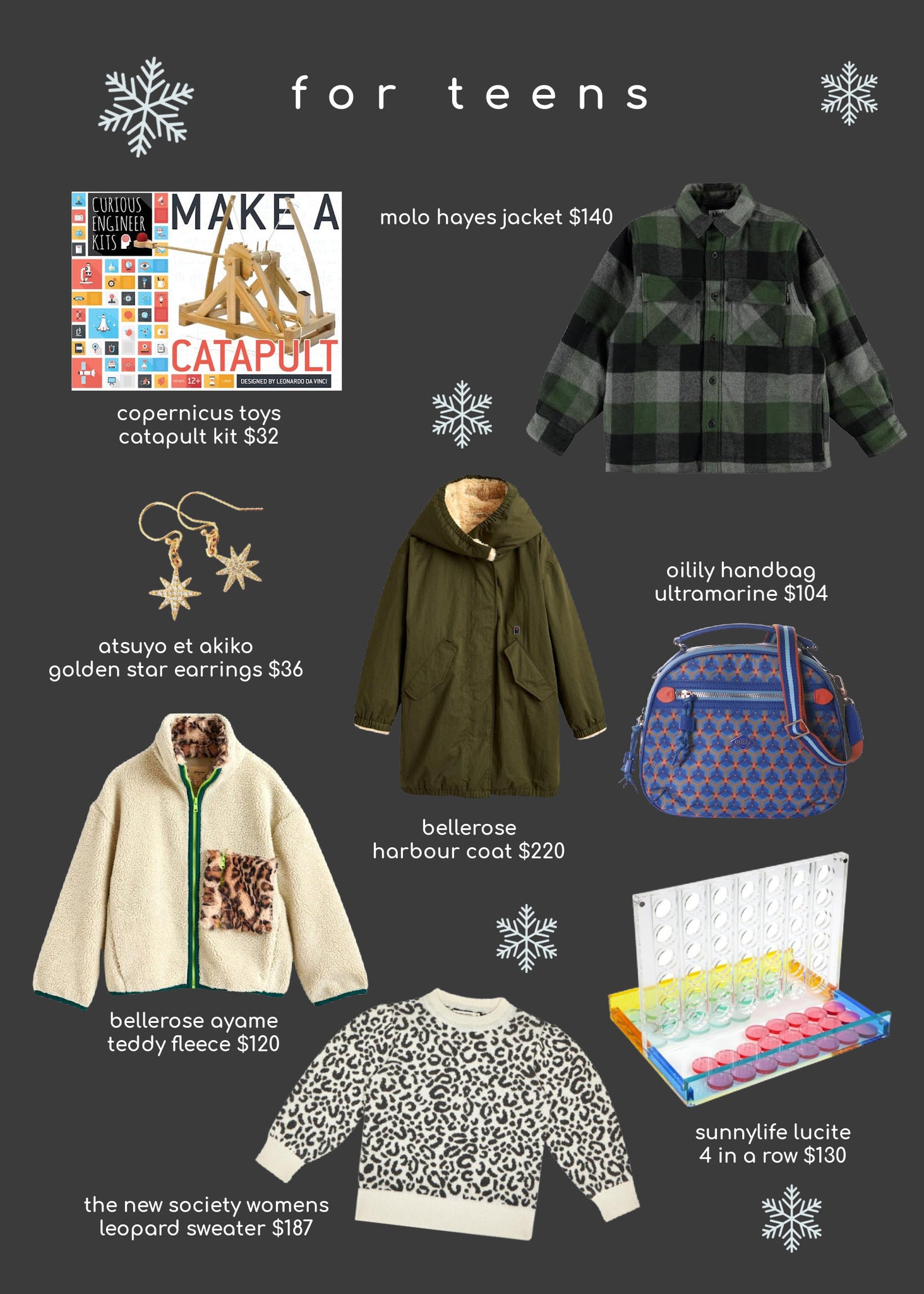 holiday gift ideas for teens