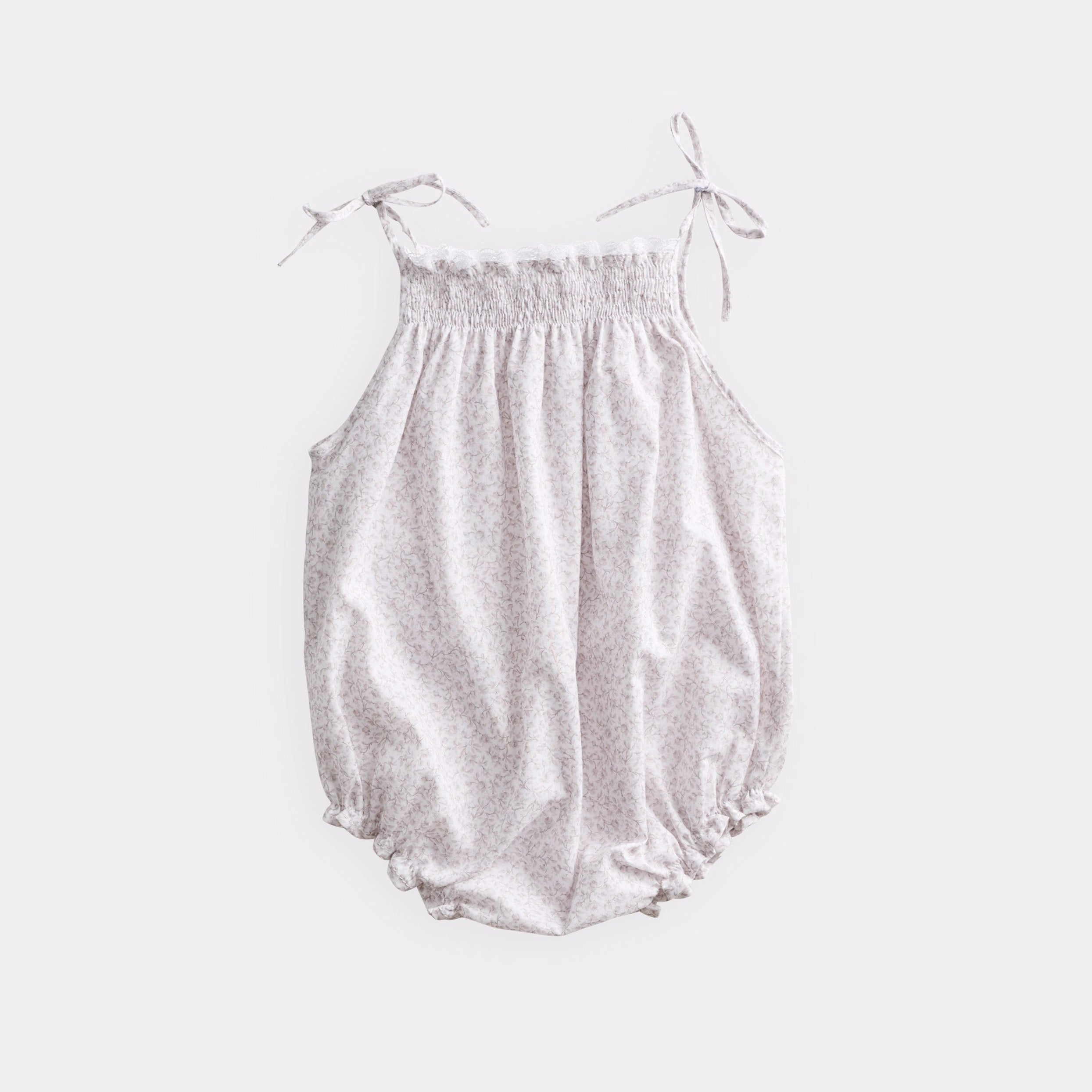 ruffle baby romper