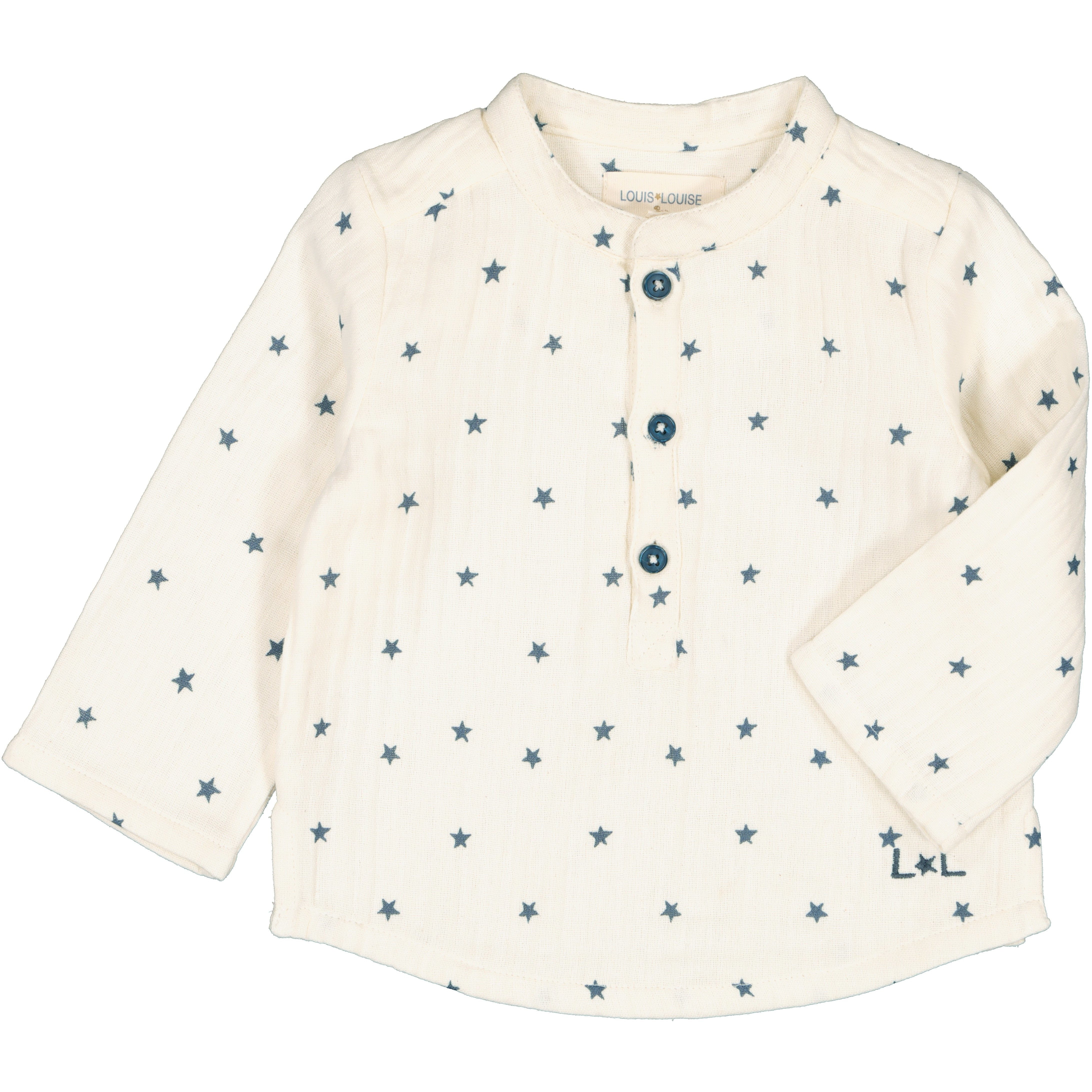 louis louise baby grand-pere shirt off white stars – kodomo