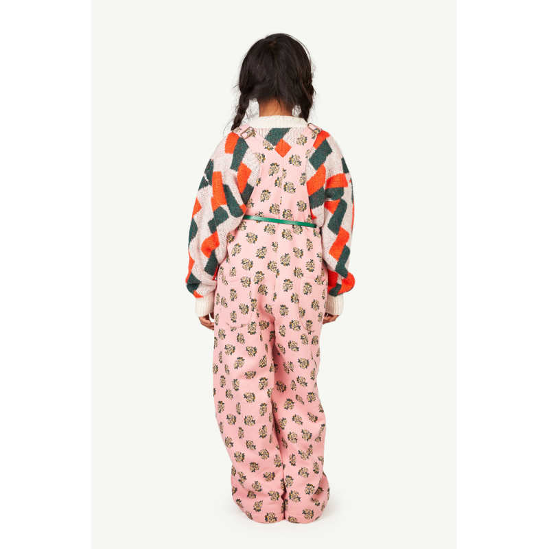 the animals observatory jersey mule jumpsuit pink flowers – kodomo