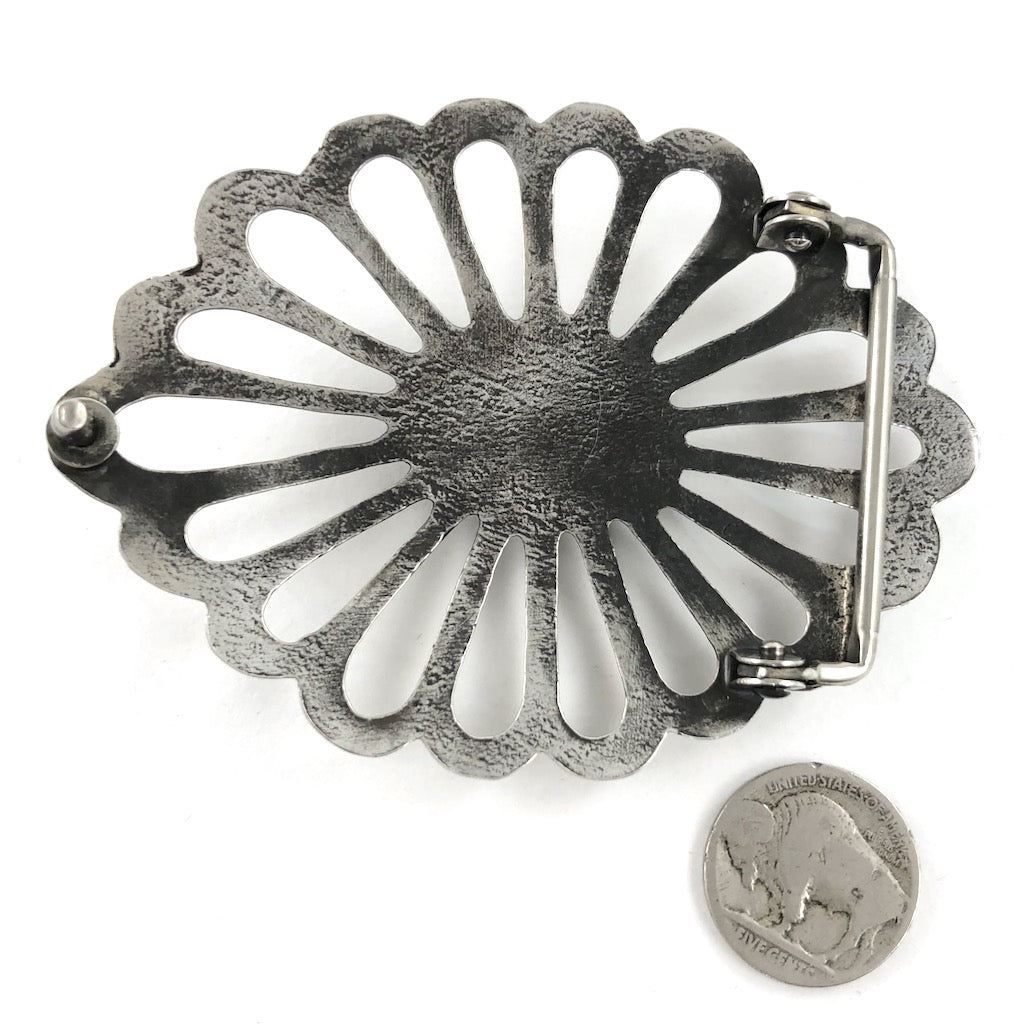 Vintage Flower Power Buckle