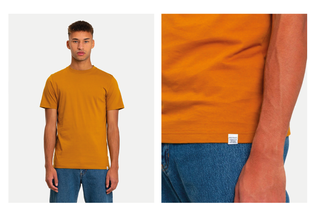 Norse Projects Niels Standard T-Shirt - Oxide Yellow
