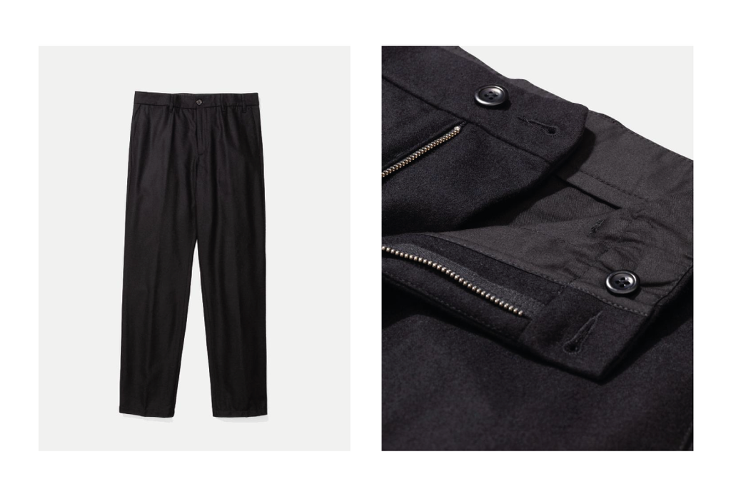 Norse Projects Aros Chino (Wool) - Black